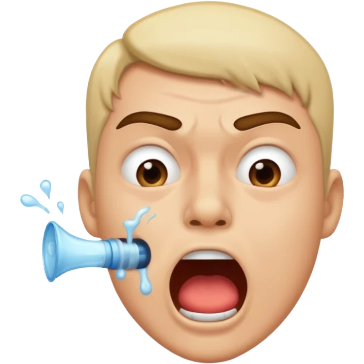 she spits emoji