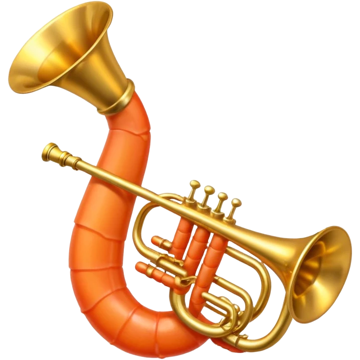 🎺🦐 emoji