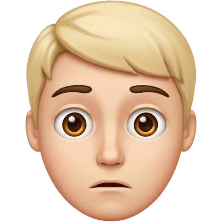 confused face emoji