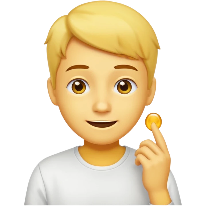 whistling innocent yellow smiley emoji