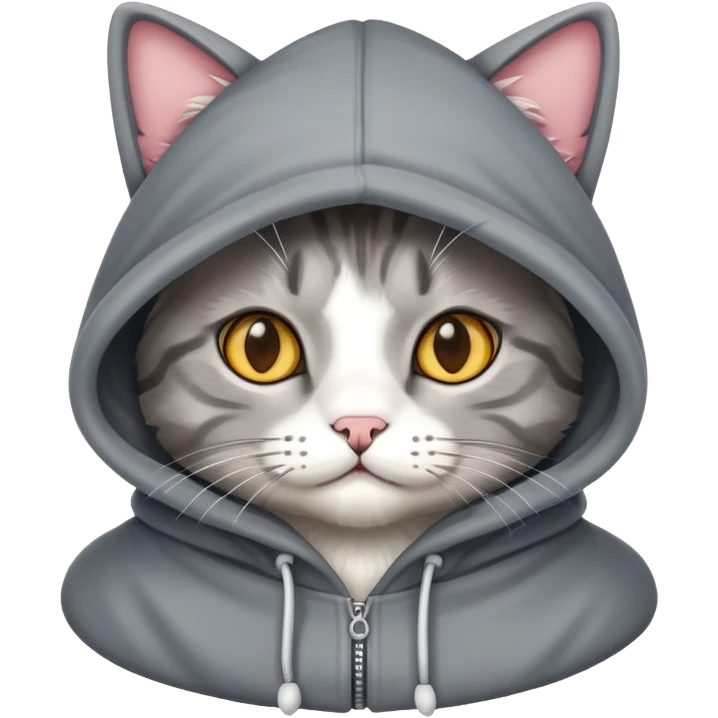 cat with hood emoji