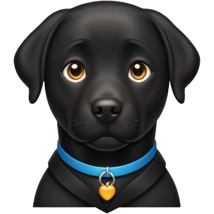Black Labrador emoji