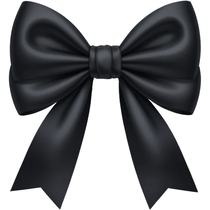 fiocco nero emoji