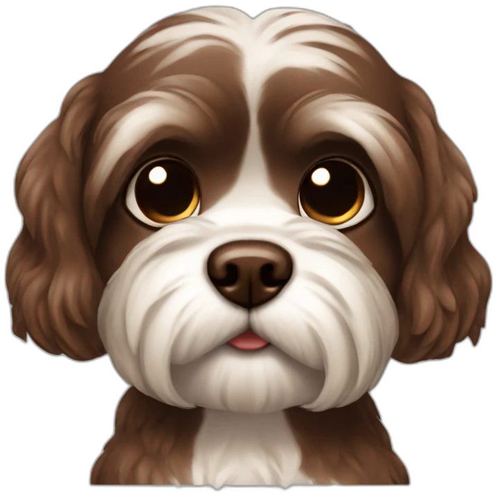 choco brown shitzu emoji