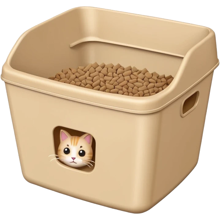 cat litter box emoji