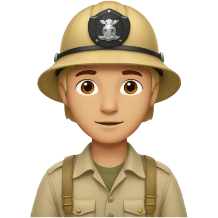 a man in jungle emoji