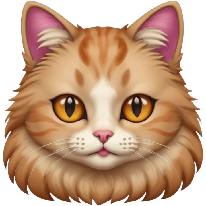 cat wearing makeup emoji
