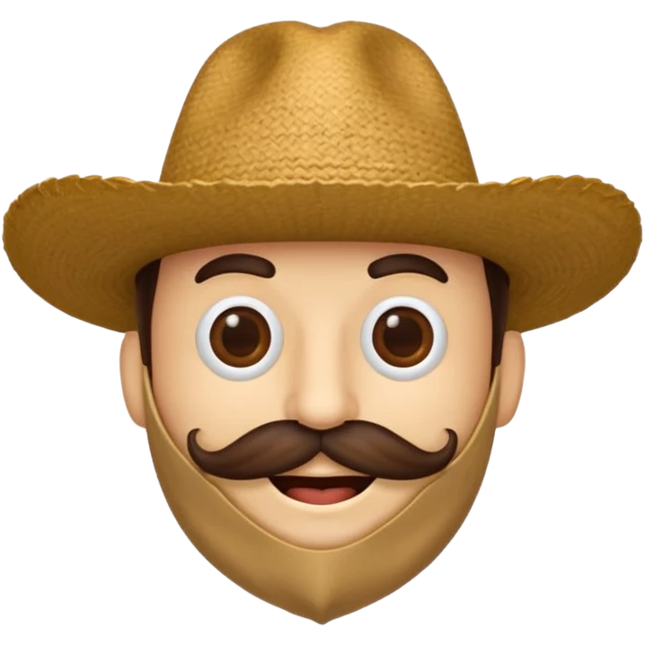 me puedes hacer un grano de café antropomorfo con bigote y sombrero 



 emoji