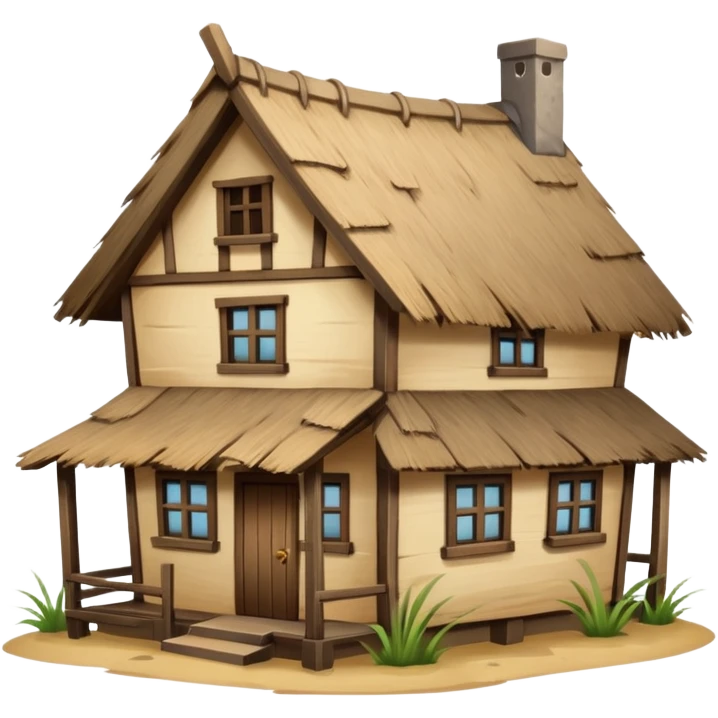 casa pobre emoji