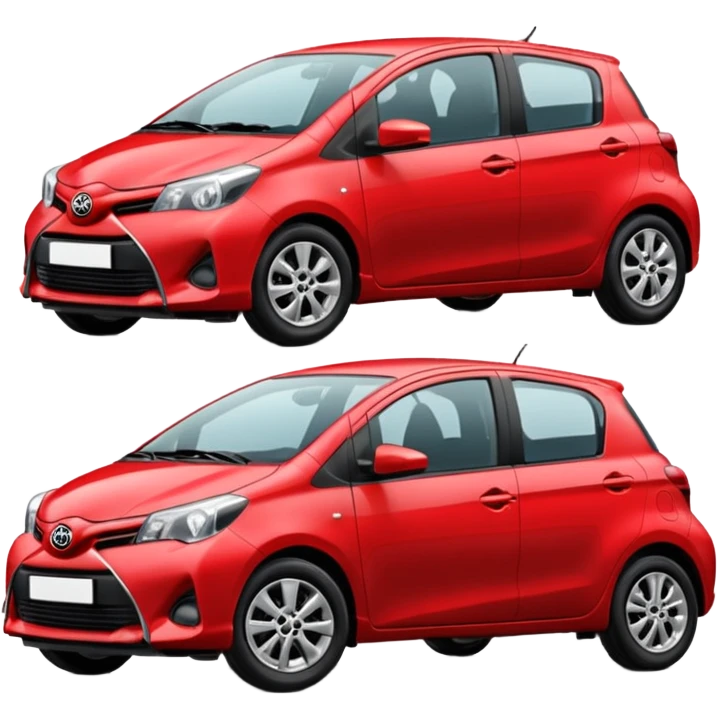 RED TOYOTA YARIS emoji