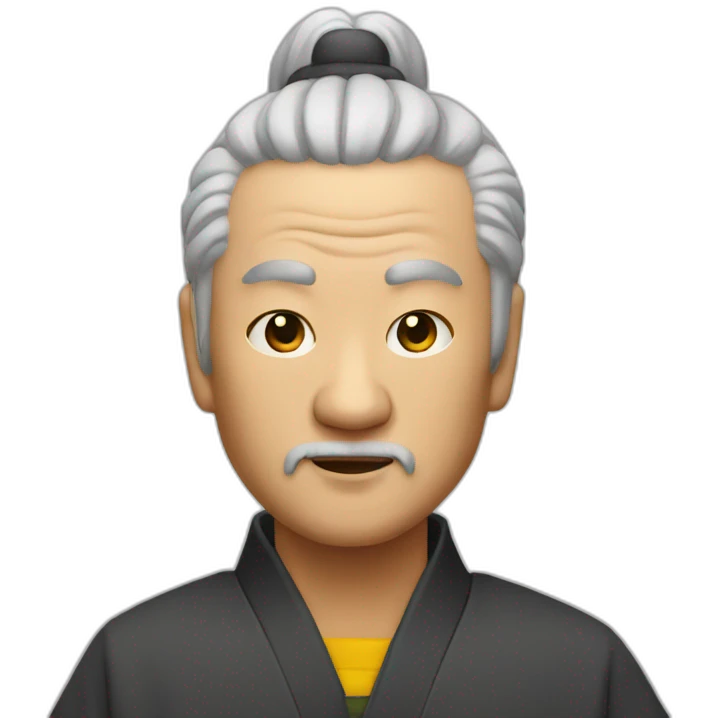 A old chinese kung fu master emoji