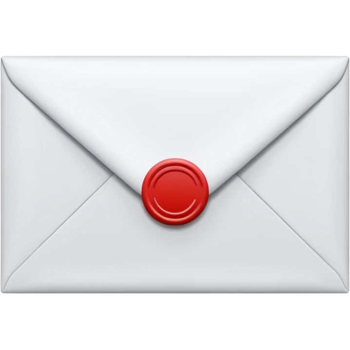 envelop with stamp emoji