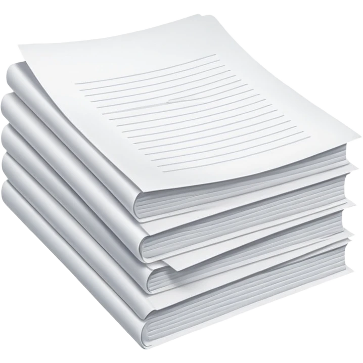 Stack of papers emoji