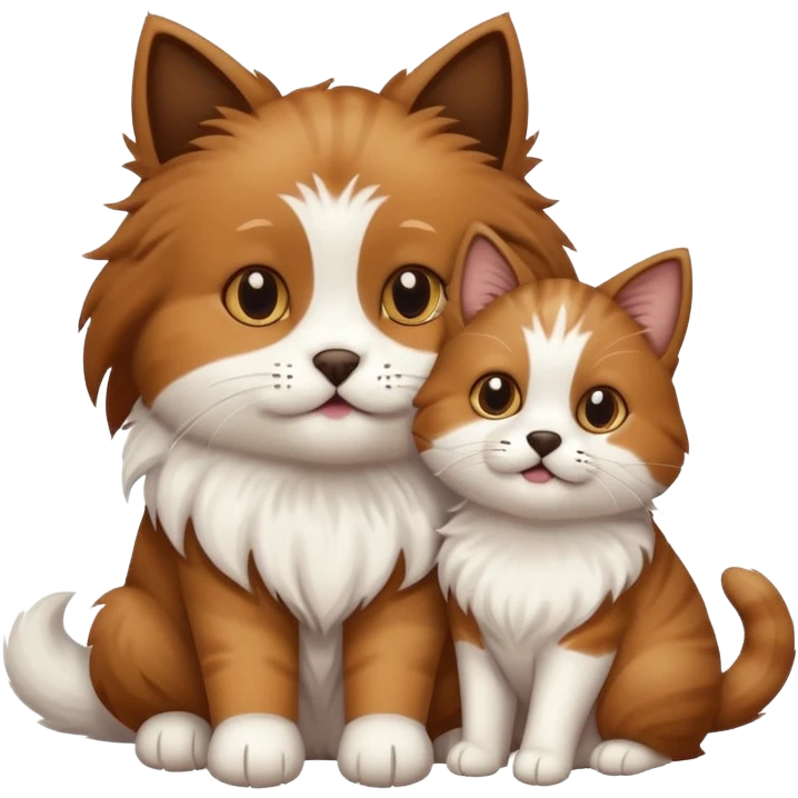 cat dog emoji