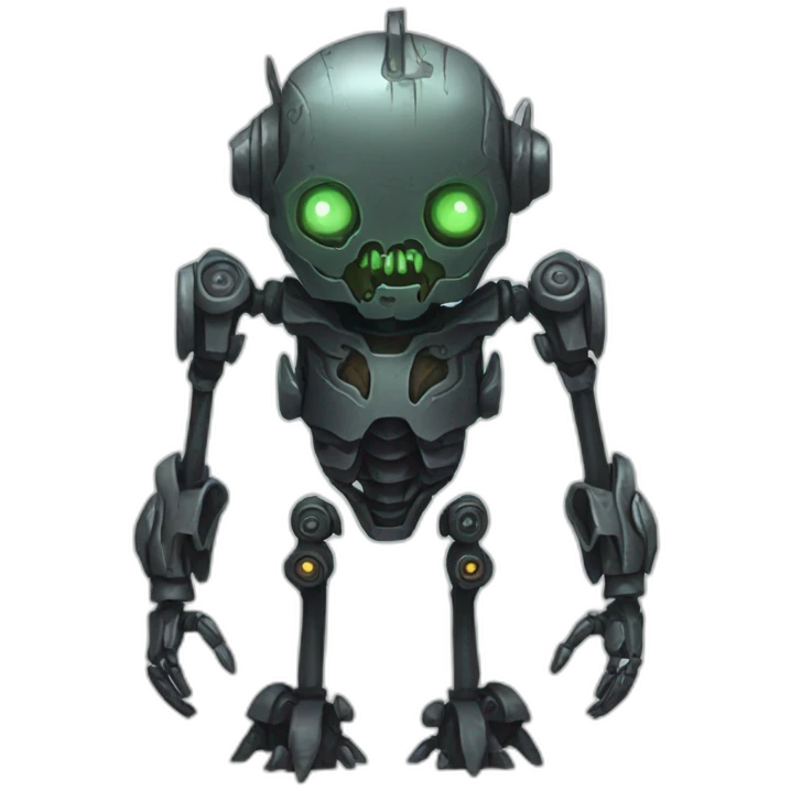 tall necromancer robot emoji