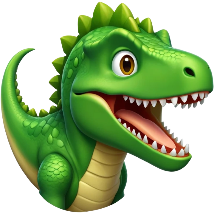 dinasour laughing emoji