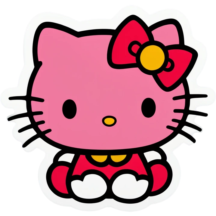 Hello kitty emoji