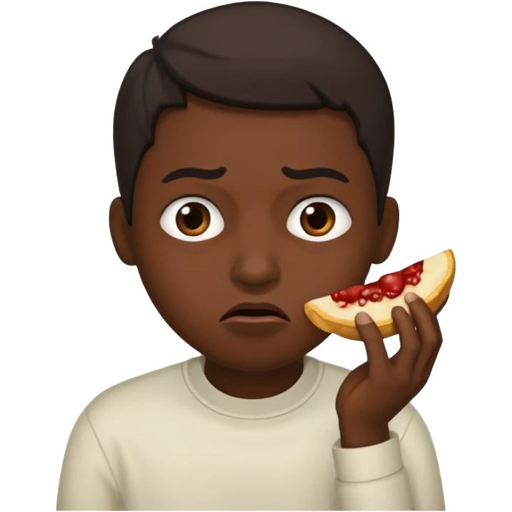 Eating anus emoji