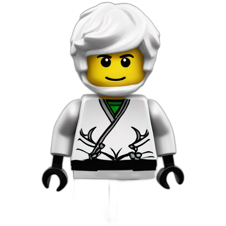Lego ninjago white emoji