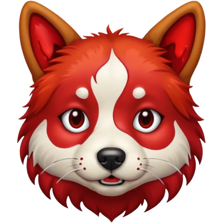 bleeding dog emoji
