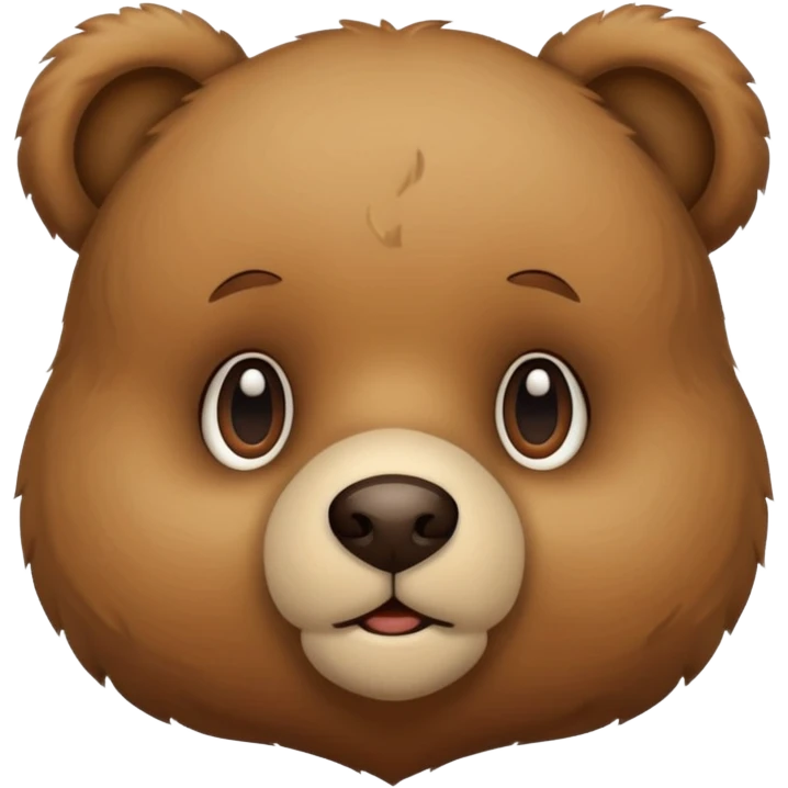 Teddy bears have soft fur and innocent, gentle faces. emoji
