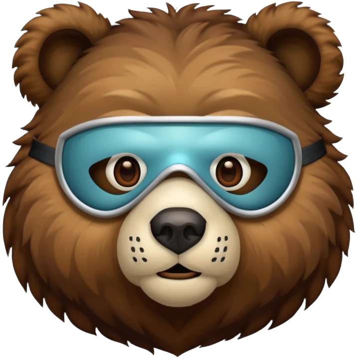 bear with mask  emoji