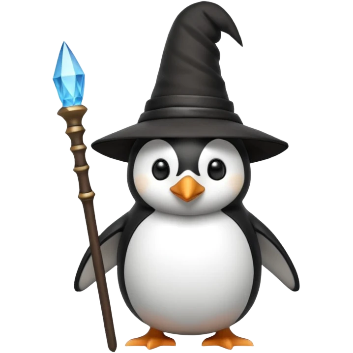 penguin wizard emoji