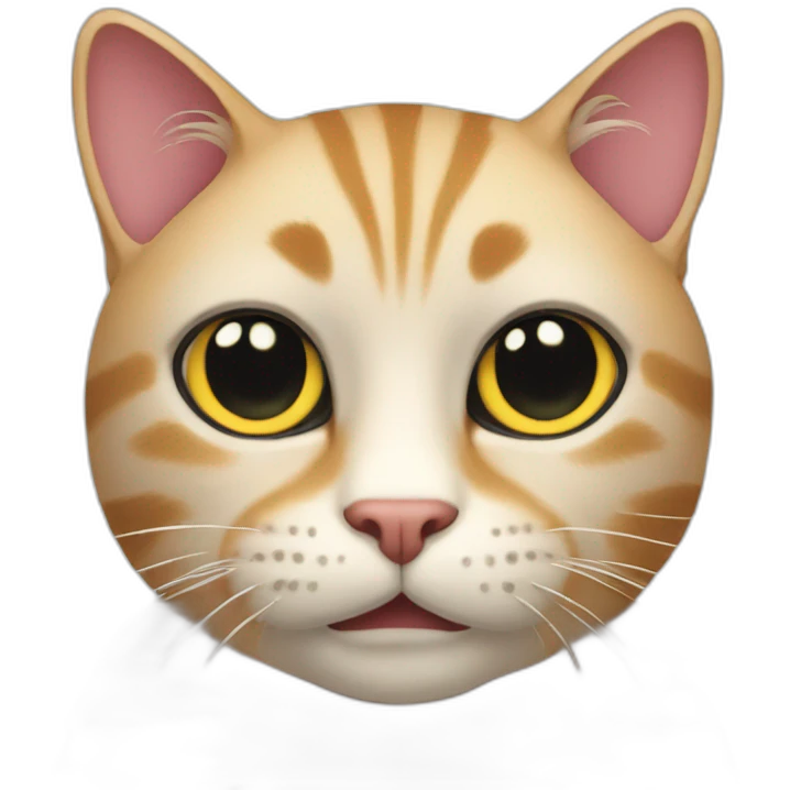 Cat with many fingers emoji