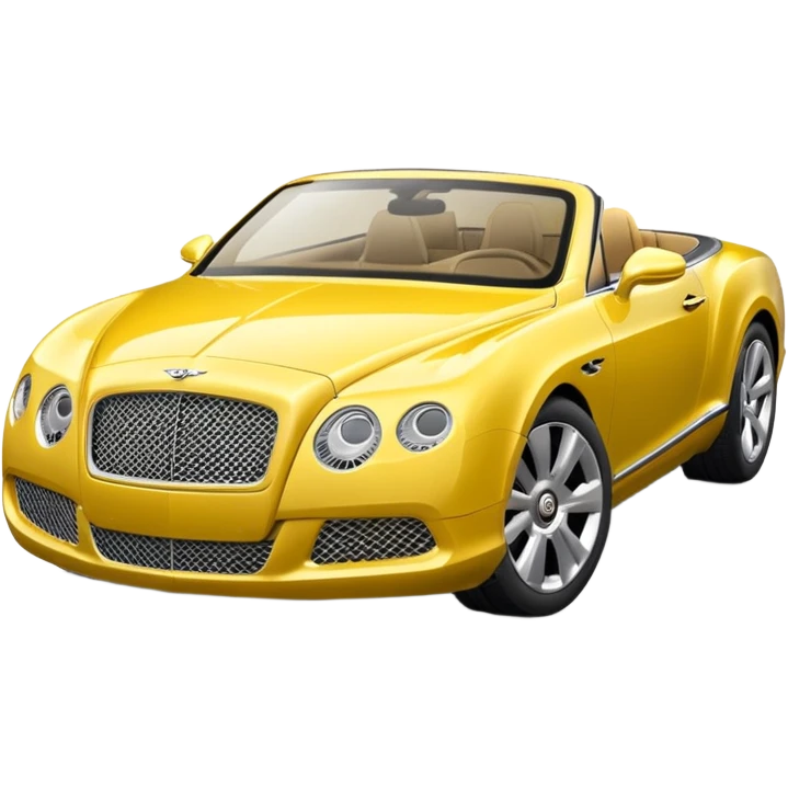 Yellow Bentley emoji