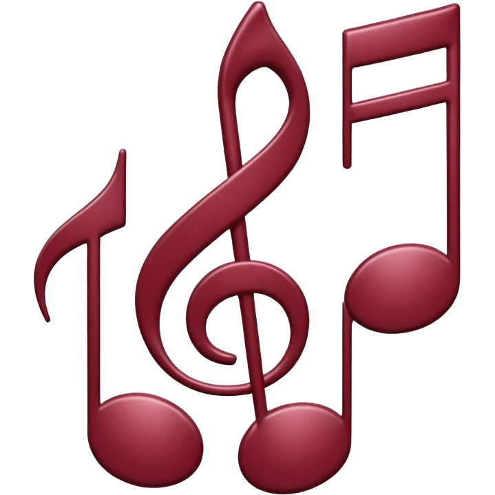 Maroon music 🎵 emoji