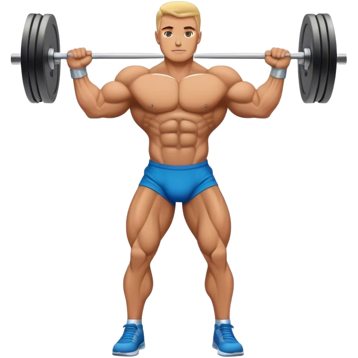 standing bodybuilder hip abduction cable machine exercise emoji