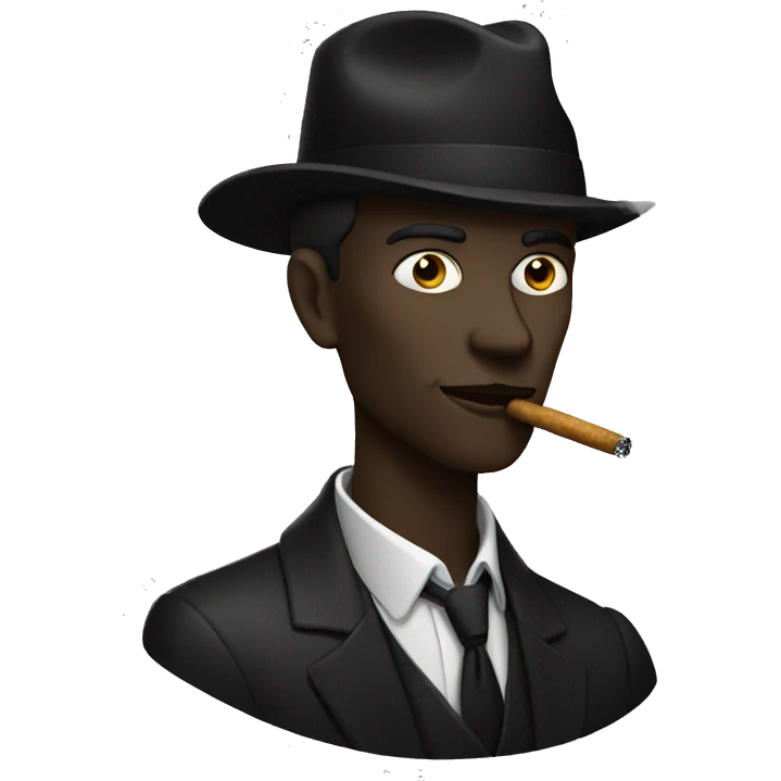 Homme smoking noir  emoji