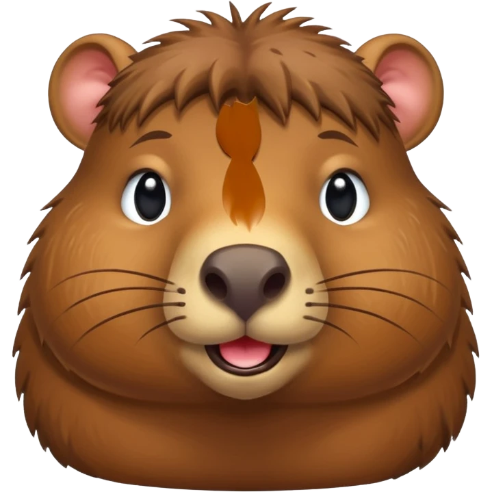 capybara, winking emoji