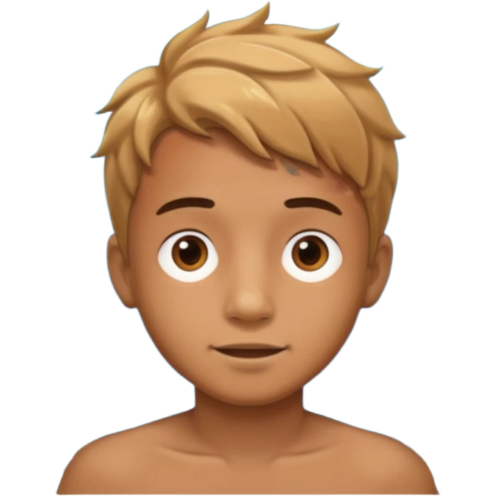 Underwater boy emoji