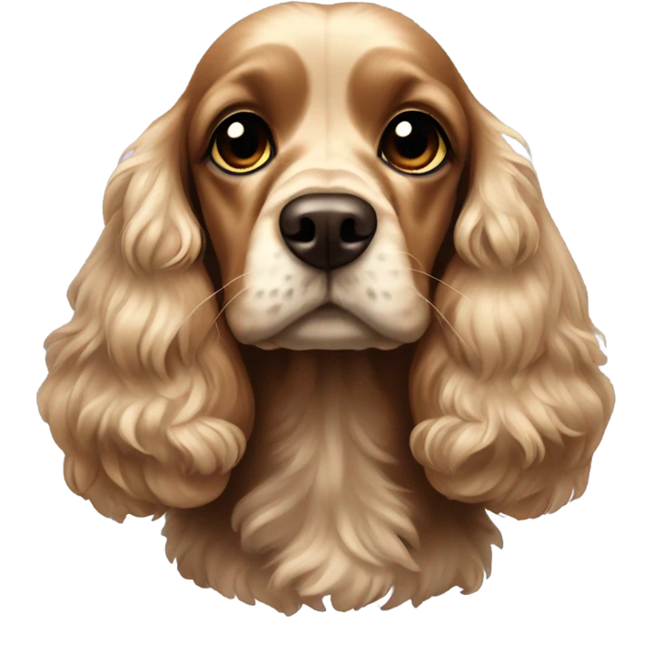 Victorian cocker spaniel emoji