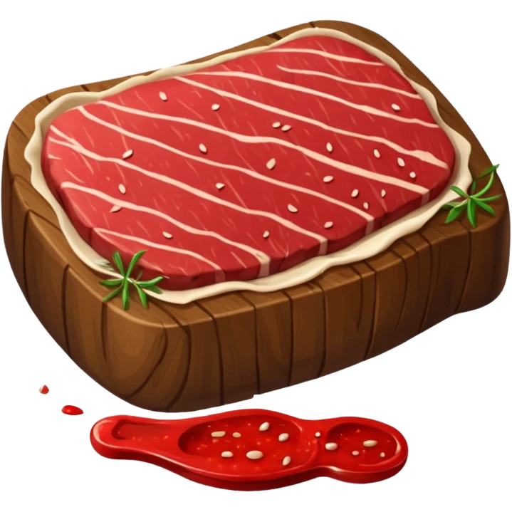 de a viande un steak emoji