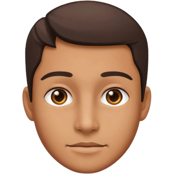 a person with a lot of details 3/4 view emoji