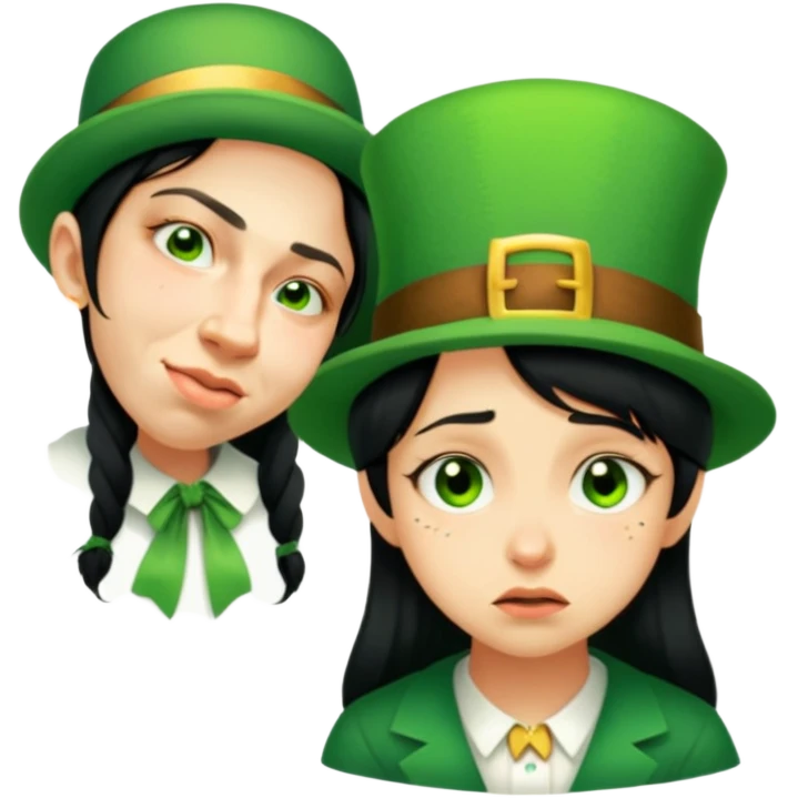 Sad Leprechaun emoji