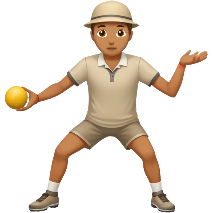 Joueur pétanque emoji