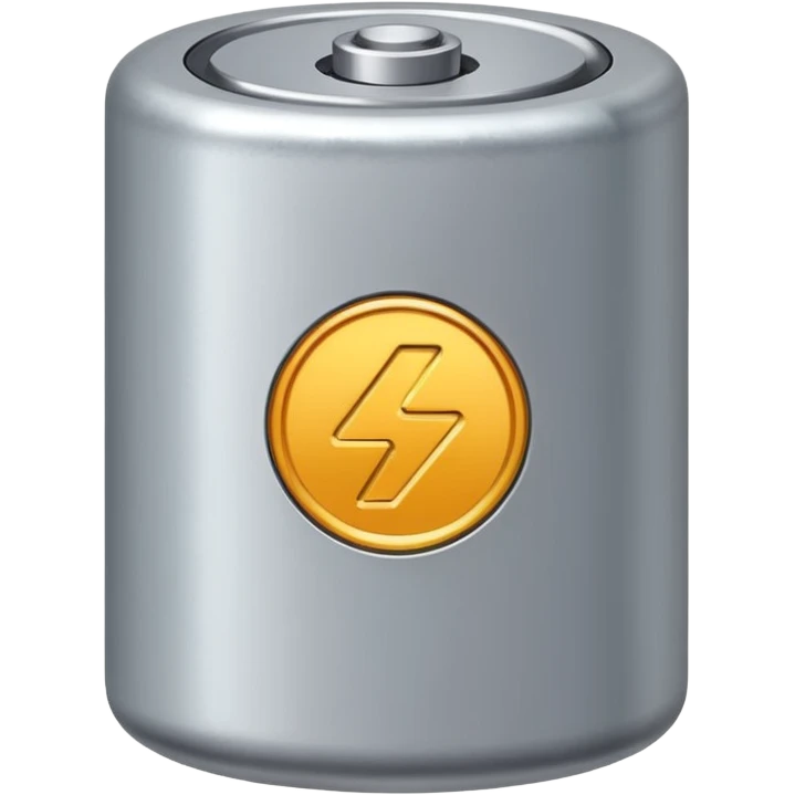 realistic battery emoji