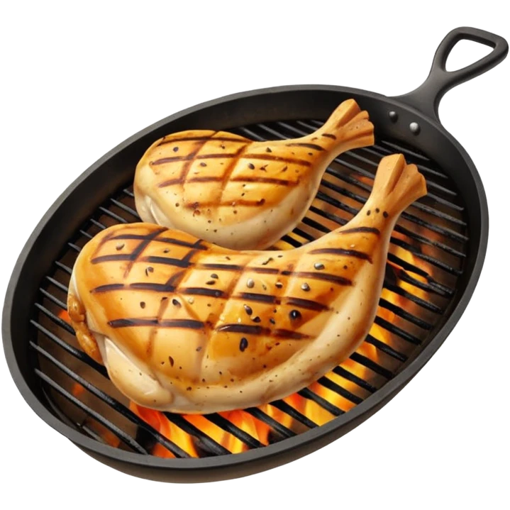 one Grilled Chicken breast emoji