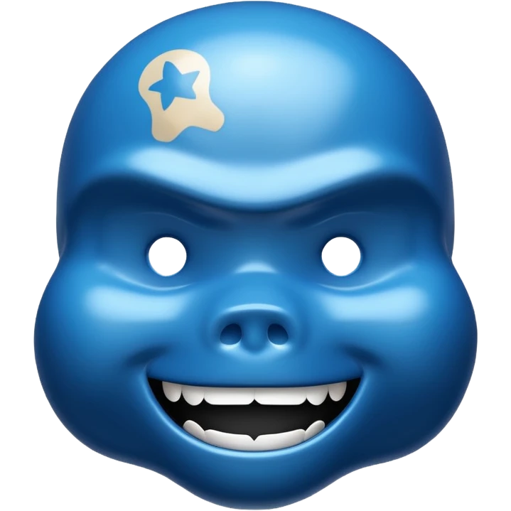 Make a blue bape logo emoji