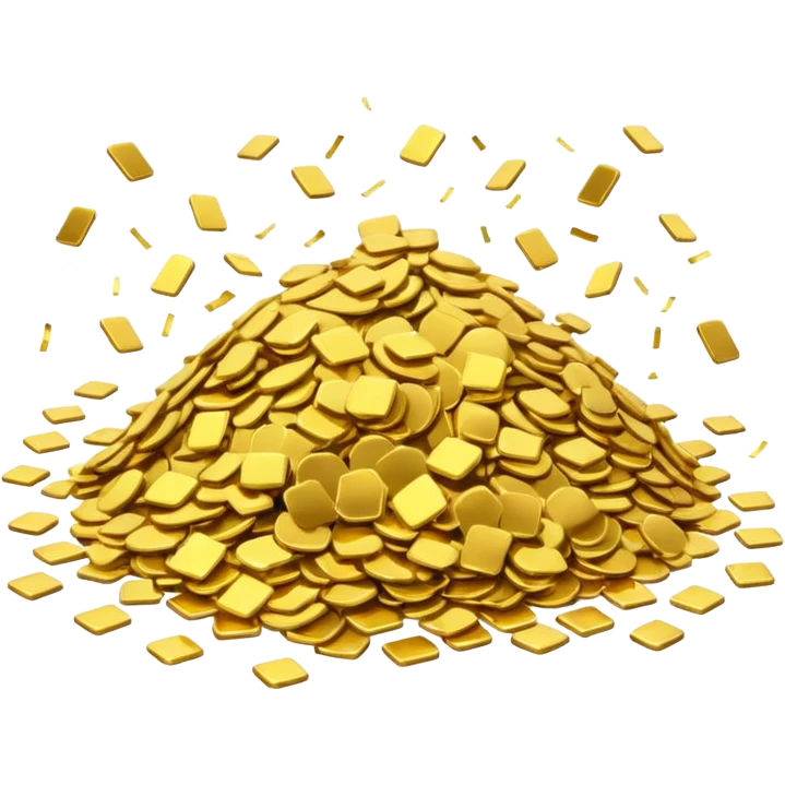 gold confetti emoji