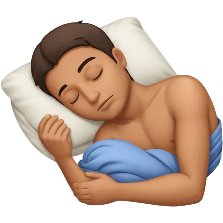 hombre dormido emoji
