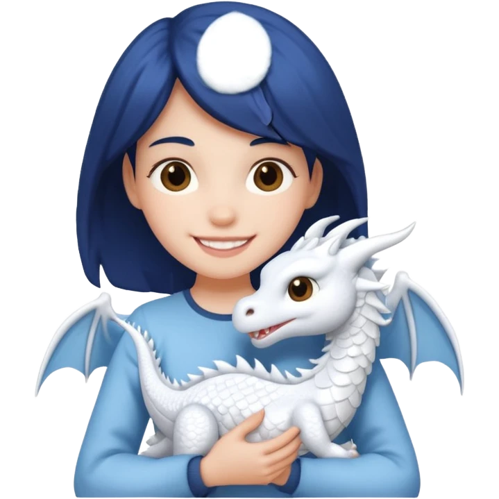 Holding draco emoji