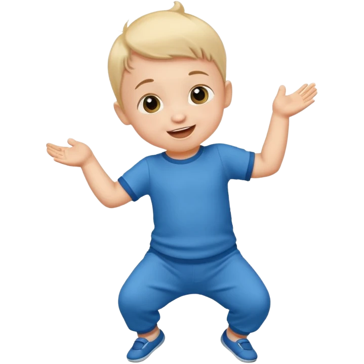 dance small baby boy emoji