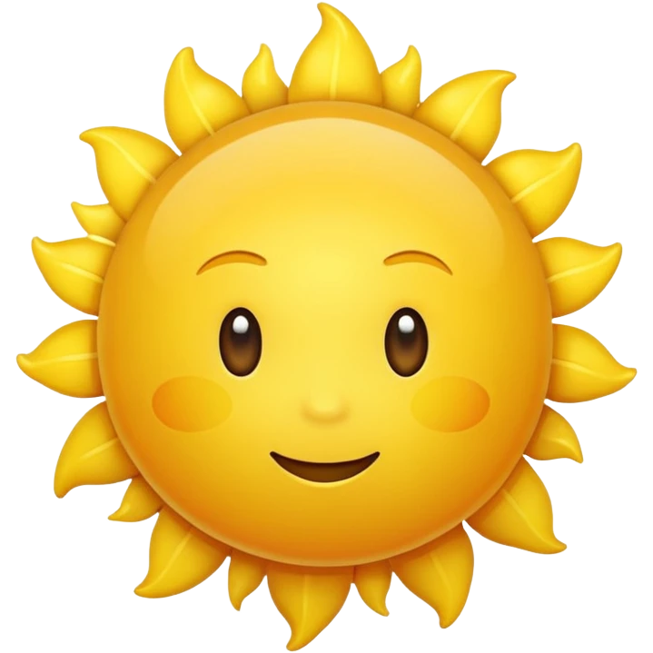 Sun emoji