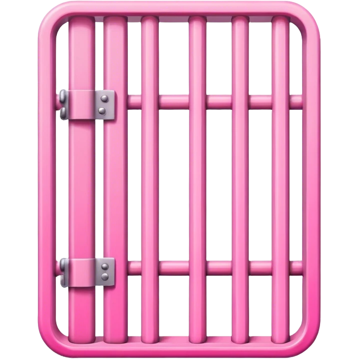 Prison bars in pink emoji