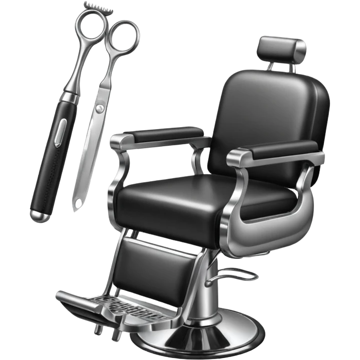 barber shop items emoji