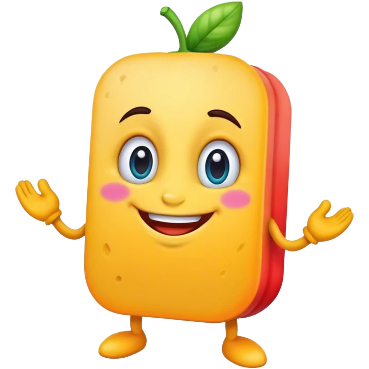 A friendly mascot for my food scanning app emoji